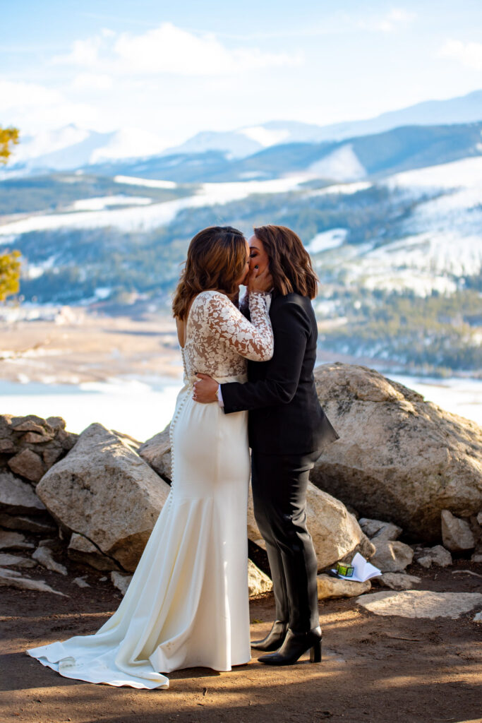 romantic LGBTQ elopement in Colorado
