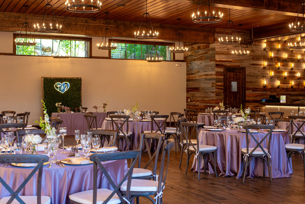 Black Canyon Inn, wedding reception set up